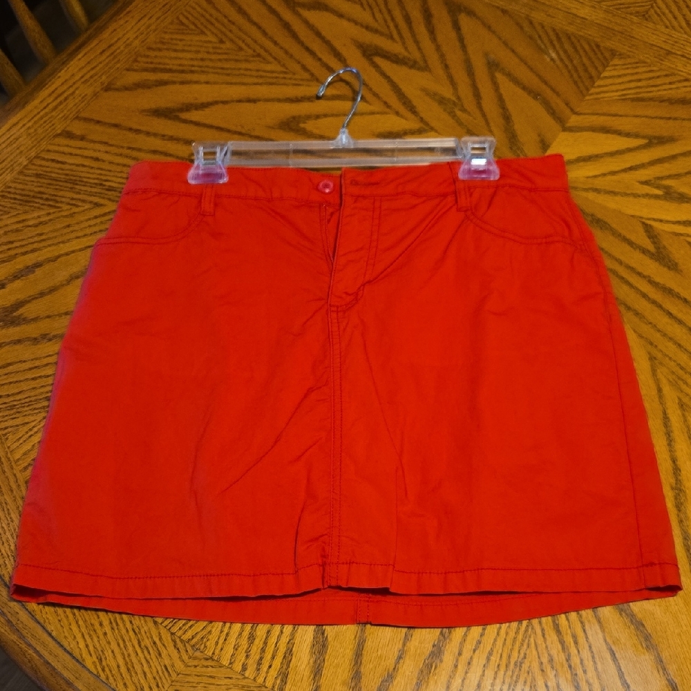 St. John's Bay Vibrant Red Women's Skort